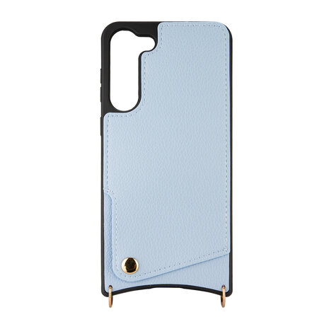 Samsung S23 Plus Blauw - Back Cover met Bandje