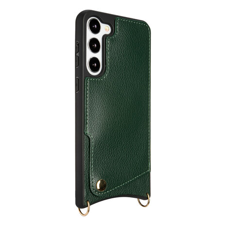 Samsung S23 Groen - Back Cover met Bandje