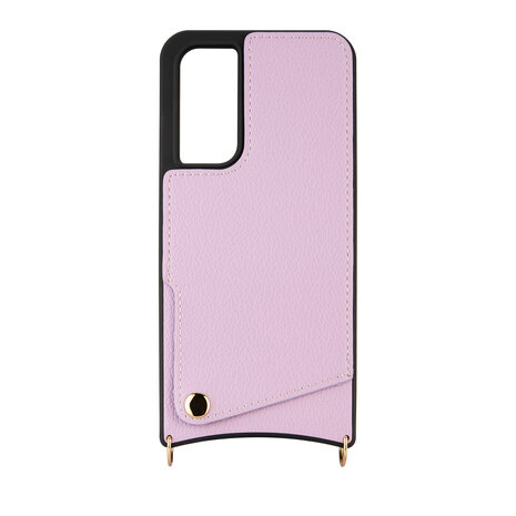 Samsung A34 Paars - Back Cover met Bandje