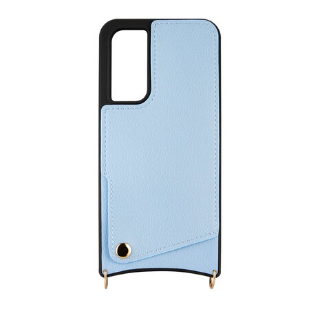 Samsung A54 Blauw - Back Cover met Bandje