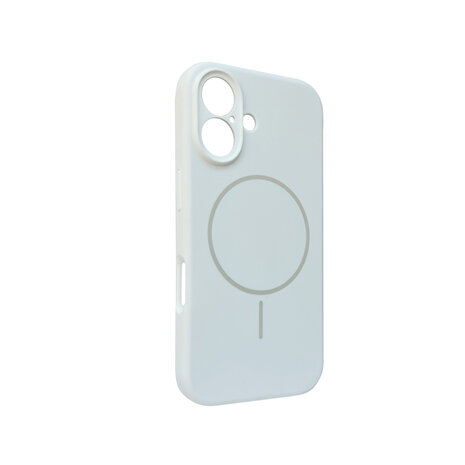 iPhone 16 Plus - Wit - Zachte MagSafe Liquid Case