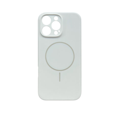 iPhone 16 Pro Max - Wit - Zachte MagSafe Liquid Case