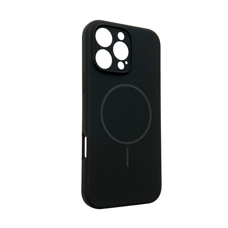 iPhone 16 Pro Max - Zwart - Zachte MagSafe Liquid Case