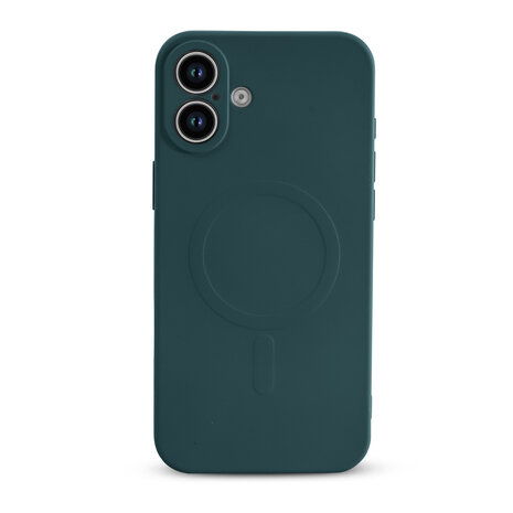 iPhone 16 - Groen - Camera Siliconen MagSafe Back Cover