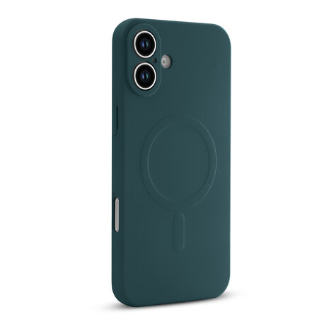 iPhone 16 - Groen - Camera Siliconen MagSafe Back Cover