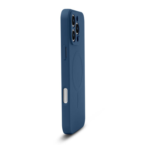 iPhone 16 Pro - Blauw - Camera Siliconen MagSafe Back Cover