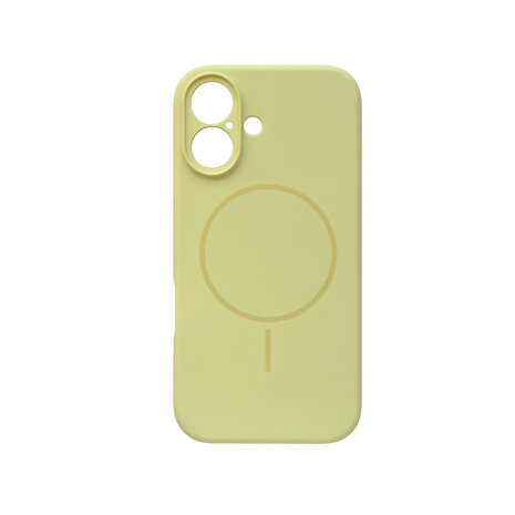iPhone 16 - Geel - Zachte MagSafe Liquid Case