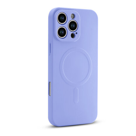 iPhone 16 Pro - Paars - Camera Siliconen MagSafe Back Cover