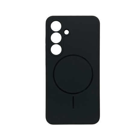 Samsung S25 Plus - Zwart - Zachte MagSafe Liquid Case