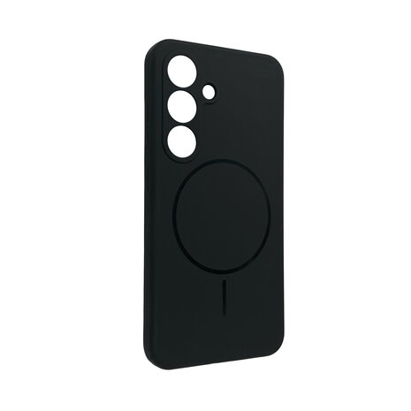 Samsung S25 Plus - Zwart - Zachte MagSafe Liquid Case