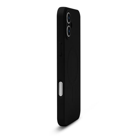 iPhone 16 Plus - Zwart - Camera Siliconen MagSafe Back Cover