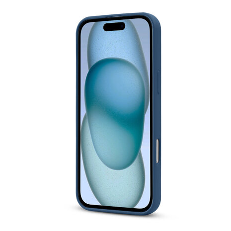 iPhone 16 Plus - Blauw - Camera Siliconen MagSafe Back Cover