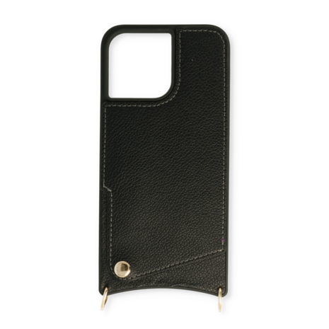 iPhone 11 Pro Max Zwart - Back Cover met Bandje