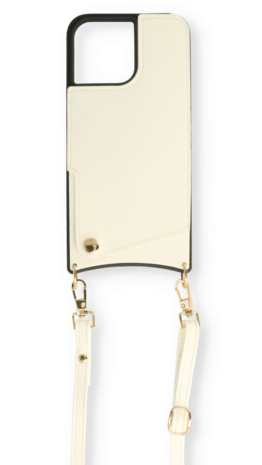 iPhone 11 Pro Wit - Back Cover met Bandje