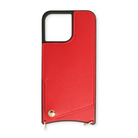 iPhone 11 Pro Max Rood - Back Cover met Bandje