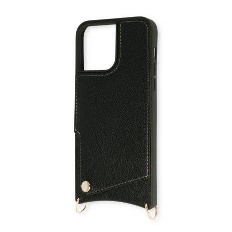 iPhone 11 Pro Zwart - Back Cover met Bandje