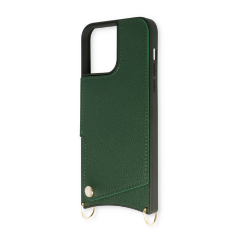 iPhone 11 Pro Max Groen - Back Cover met Bandje