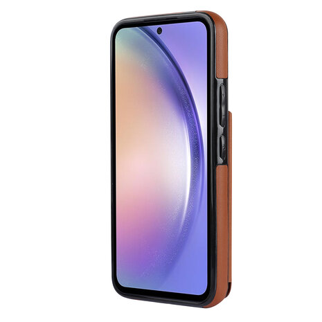 Samsung A54 Bruin - Back Cover met Koord