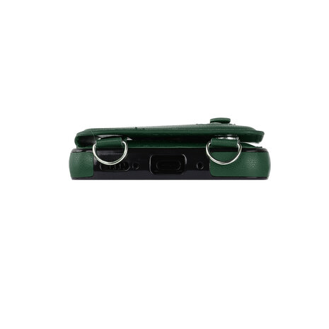 iPhone 16 Plus - Groen - Back Cover met Koord