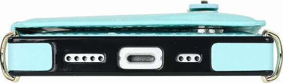 iPhone 14 Turquoise - Back Cover met Koord