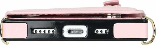 iPhone 15 Roze - Back Cover met Koord