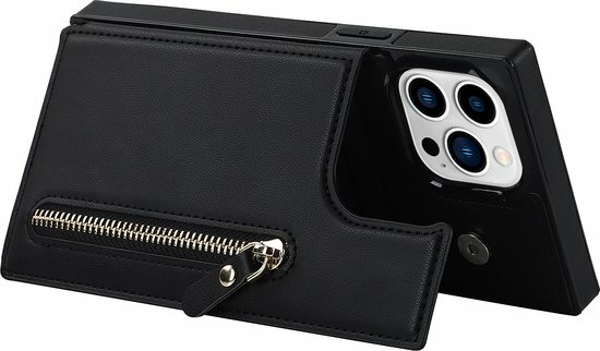 iPhone 14 Pro Zwart - Back Cover met Koord