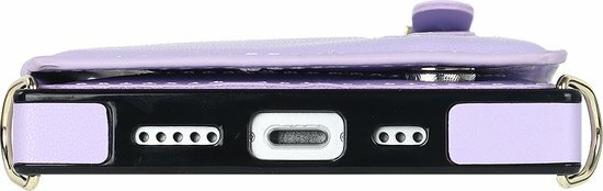 iPhone 15 Plus Paars - Back Cover met Koord
