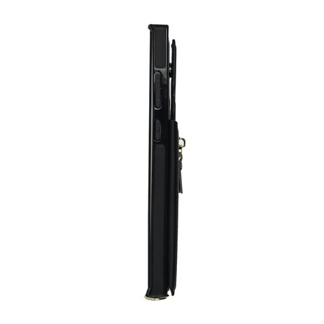 Samsung S24 Ultra Zwart - Back Cover met Koord