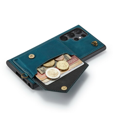 Samsung S22 Ultra Emerald Green - Back Cover met Koord