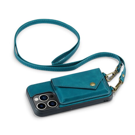 iPhone 14 Pro Emerald Green - Back Cover met Koord