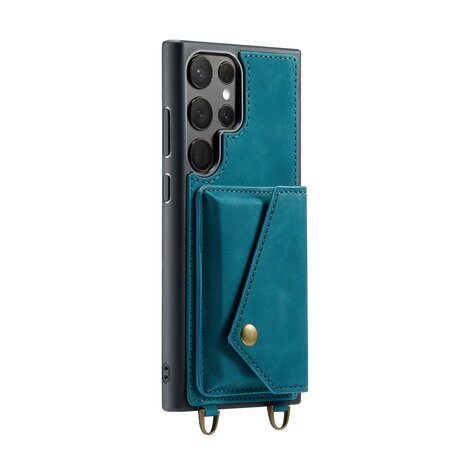 Samsung S23 Ultra Emerald Green - Back Cover met Koord