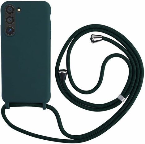 Samsung A14 Groen - TPU Back Cover met Koord