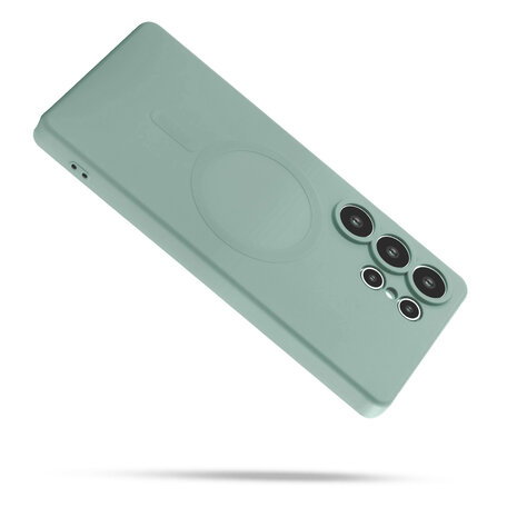 Samsung S25 Ultra - Pistachio Groen - Camera Siliconen MagSafe Back Cover
