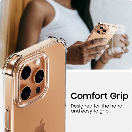 iPhone 16 Pro - Anti Shock &amp; 2X Glas - Transparant