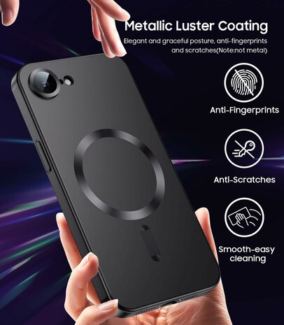 iPhone 16e - MagSafe Matte TPU - Zwart
