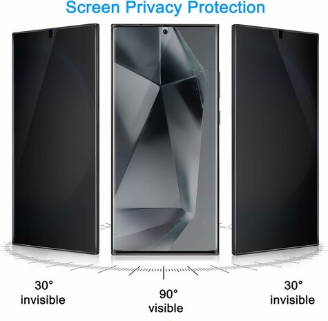 Casemania Privacy Glas voor Samsung S25 Ultra - 2 Stuks