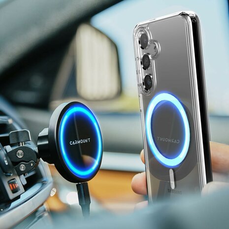 Samsung S25 Plus - Anti Shock - Geschikt voor Magsafe - Transparant