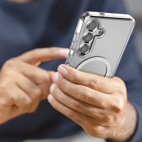 Samsung S25 Plus - Anti Shock - Geschikt voor Magsafe - Transparant