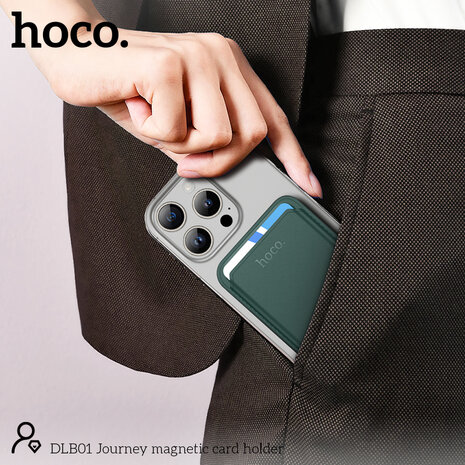 Hoco DKB01 MagSafe Wallet - Roze