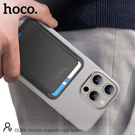 Hoco DKB01 MagSafe Wallet - Roze
