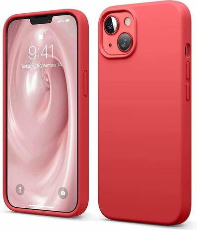 iPhone 13 Mini - Back Cover &amp; 2X Full Glas - Rood