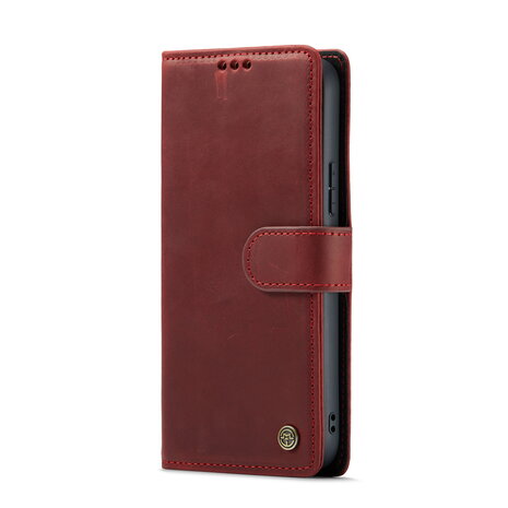 Samsung A54 Crimson Red - 2 in 1 Leather Book Case