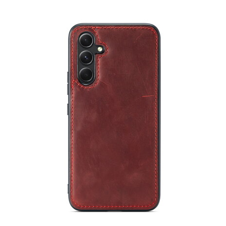 Samsung A54 Crimson Red - 2 in 1 Leather Book Case