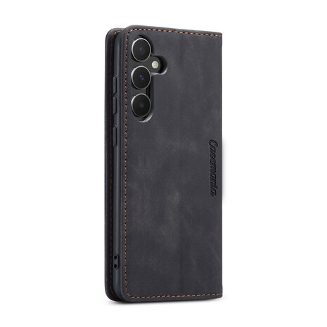 Samsung S25 Plus - Charcoal Gray - Book Case