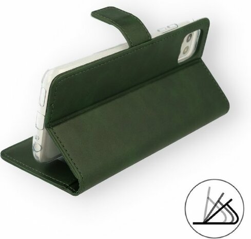 S22 Plus - Book Case &amp; Glas - Groen