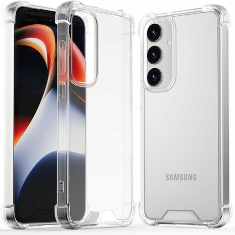 Samsung Galaxy S25 Plus - Transparant - Anti Shock Back Cover