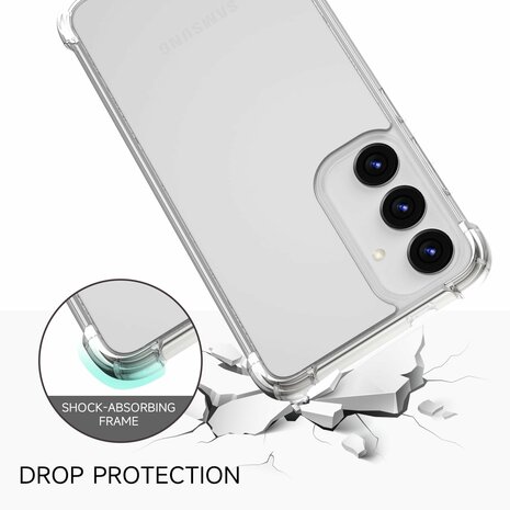Samsung Galaxy S25 Plus - Transparant - Anti Shock Back Cover