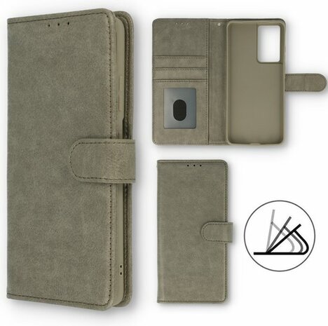 Samsung S22 Plus Grijs - HQ Book Case