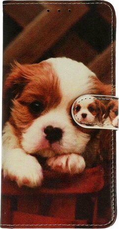 Samsung S21 Ultra - Book Case - Puppy