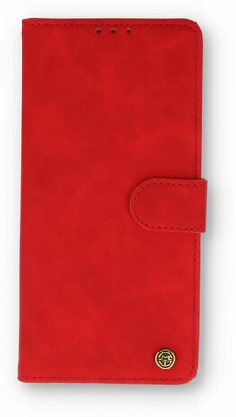 Samsung S21 FE Crimson Red &amp; Glas - Book Case